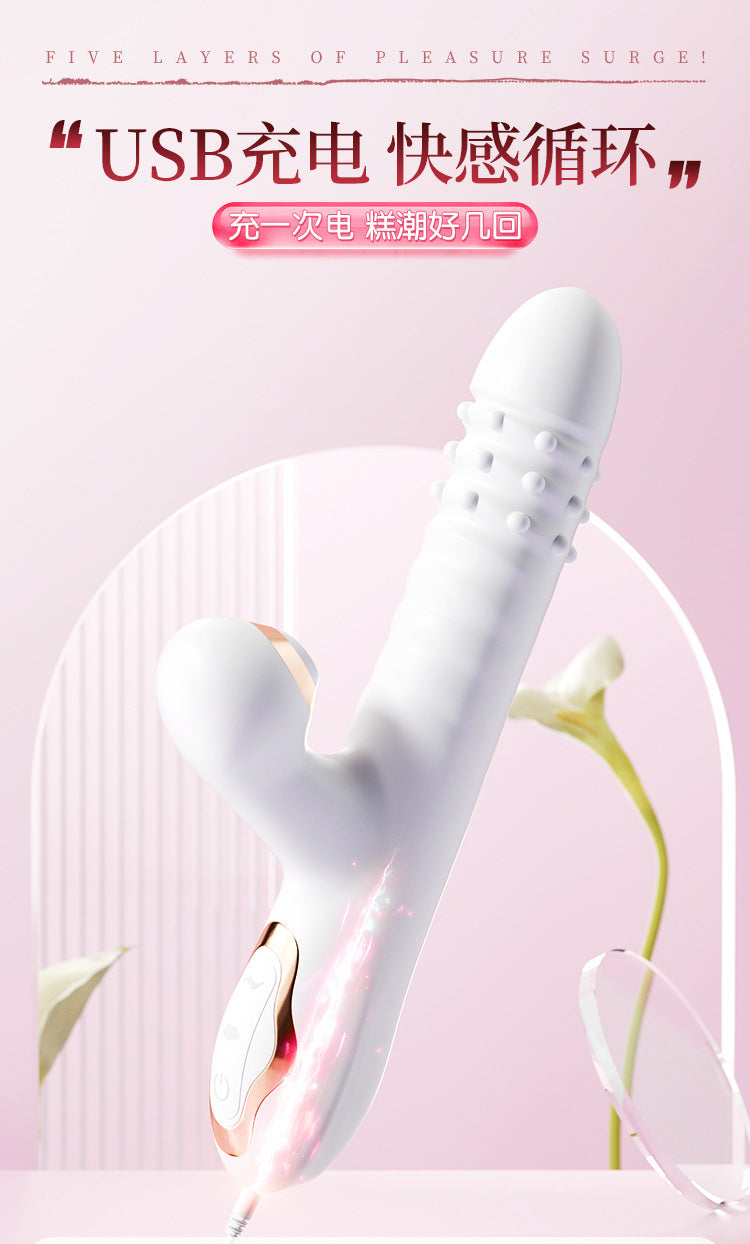 for Women av Vibrator Cannon Machine Fully Automatic Telescopic Masturbator Adult Sex Toys Sex Toys Massage Stick